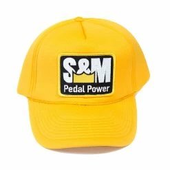 S&M Bikes Hats & Beanies S&M Pedal Power Trucker Hat – Gold