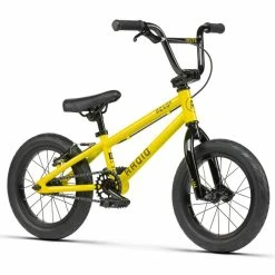 Radio Bikes Radio BMX Radio Revo 14″ BMX Bike (2021) -Eclat Soldes Magasin radio revo 14 2021 yellow angle 1080x1080